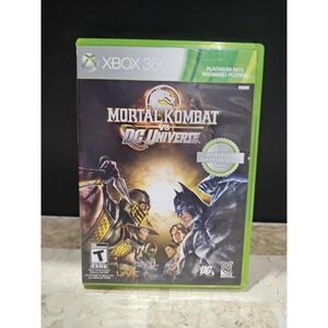 Mortal Kombat vs. DC Universe (Xbox 360, 2009) PLATINUM‎ HITS - Complete